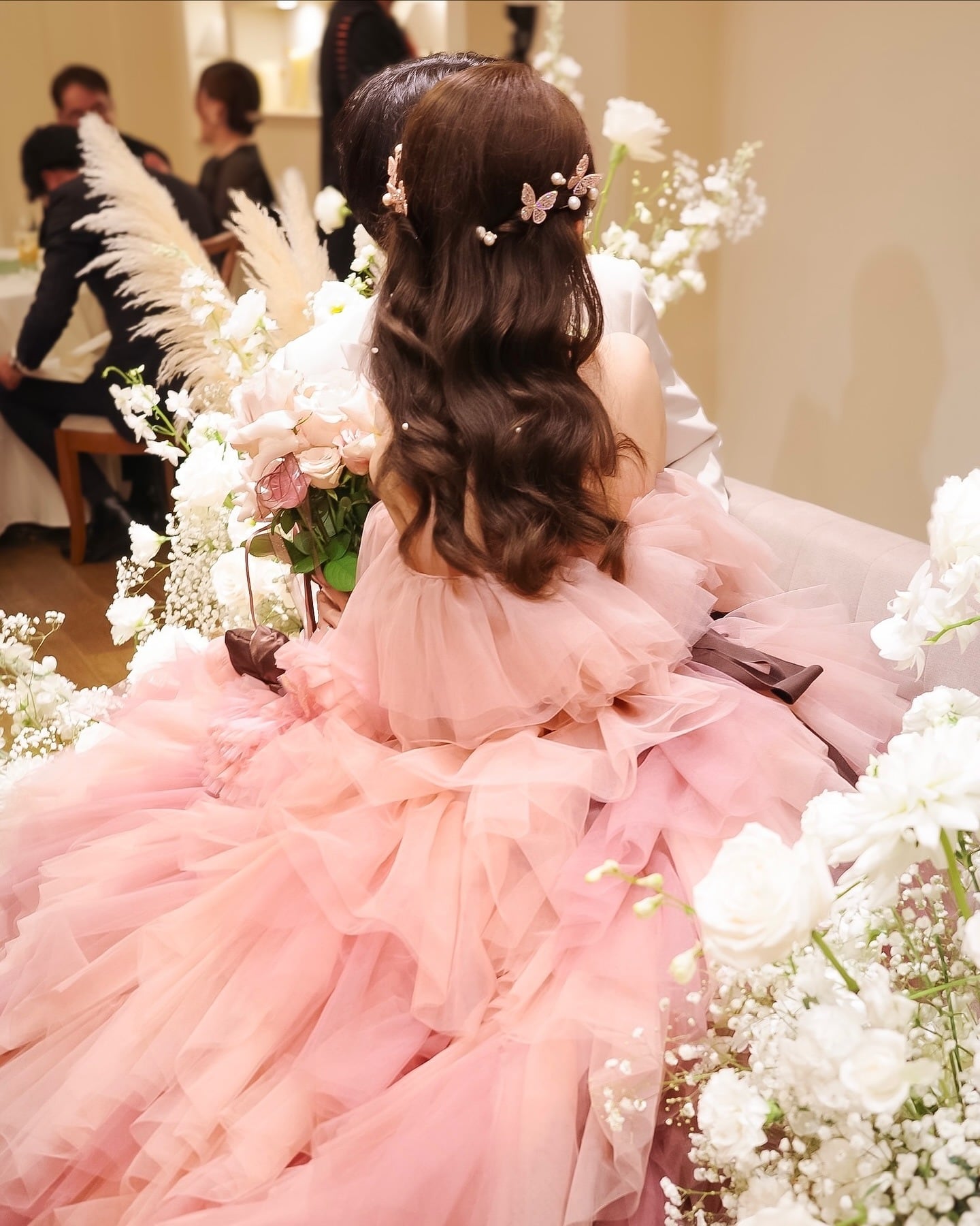 お客様写真のご紹介】kana様 バタフライアクセサリー＆アイボリアンド