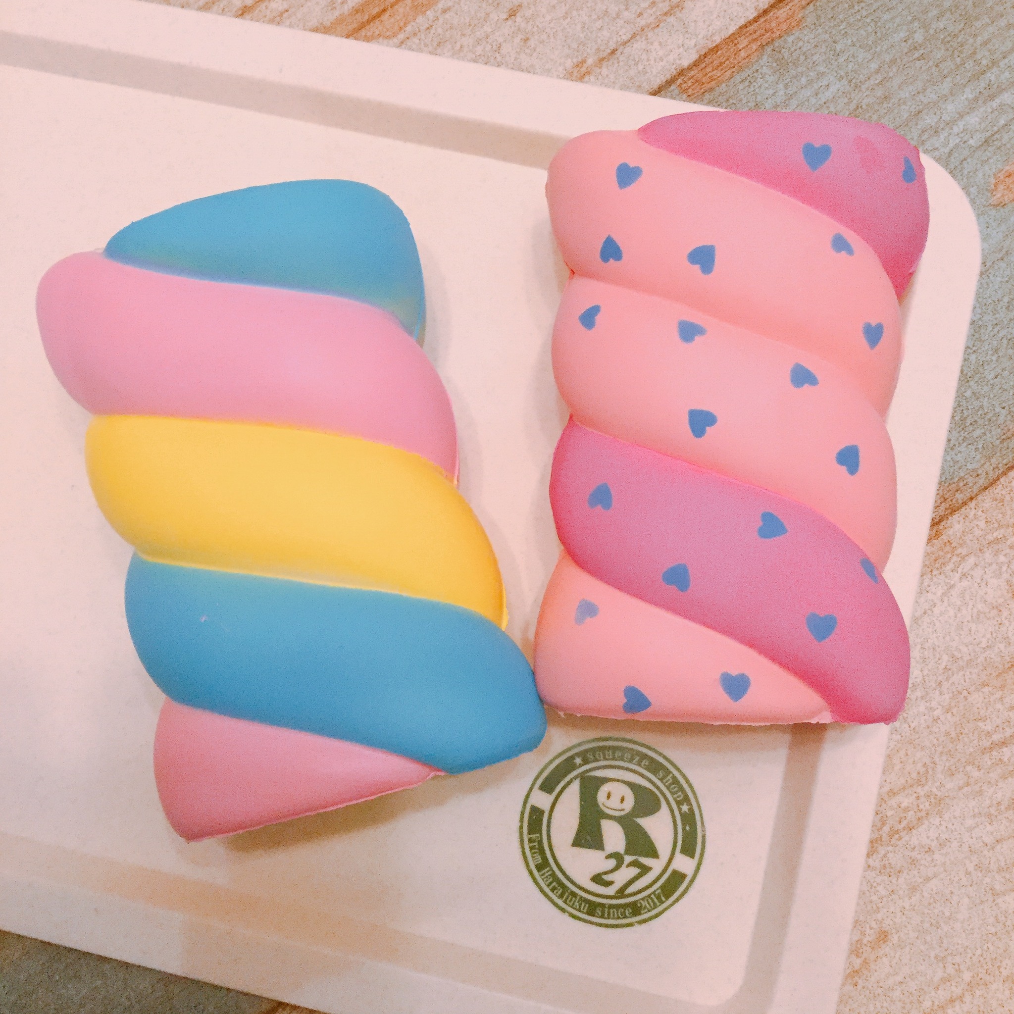 可愛いマシュマロ入りました R27 スクイーズショップ