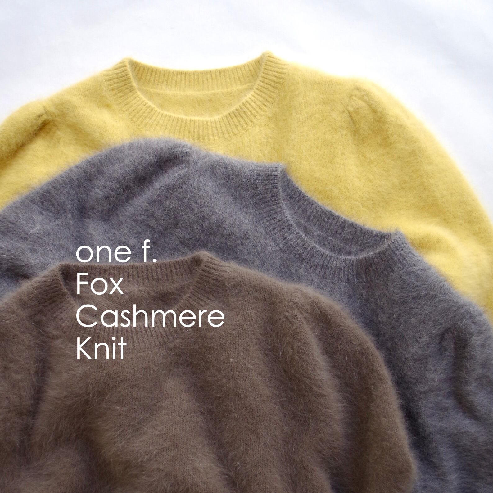 one f Fox Cashmere Knit | 1F Store