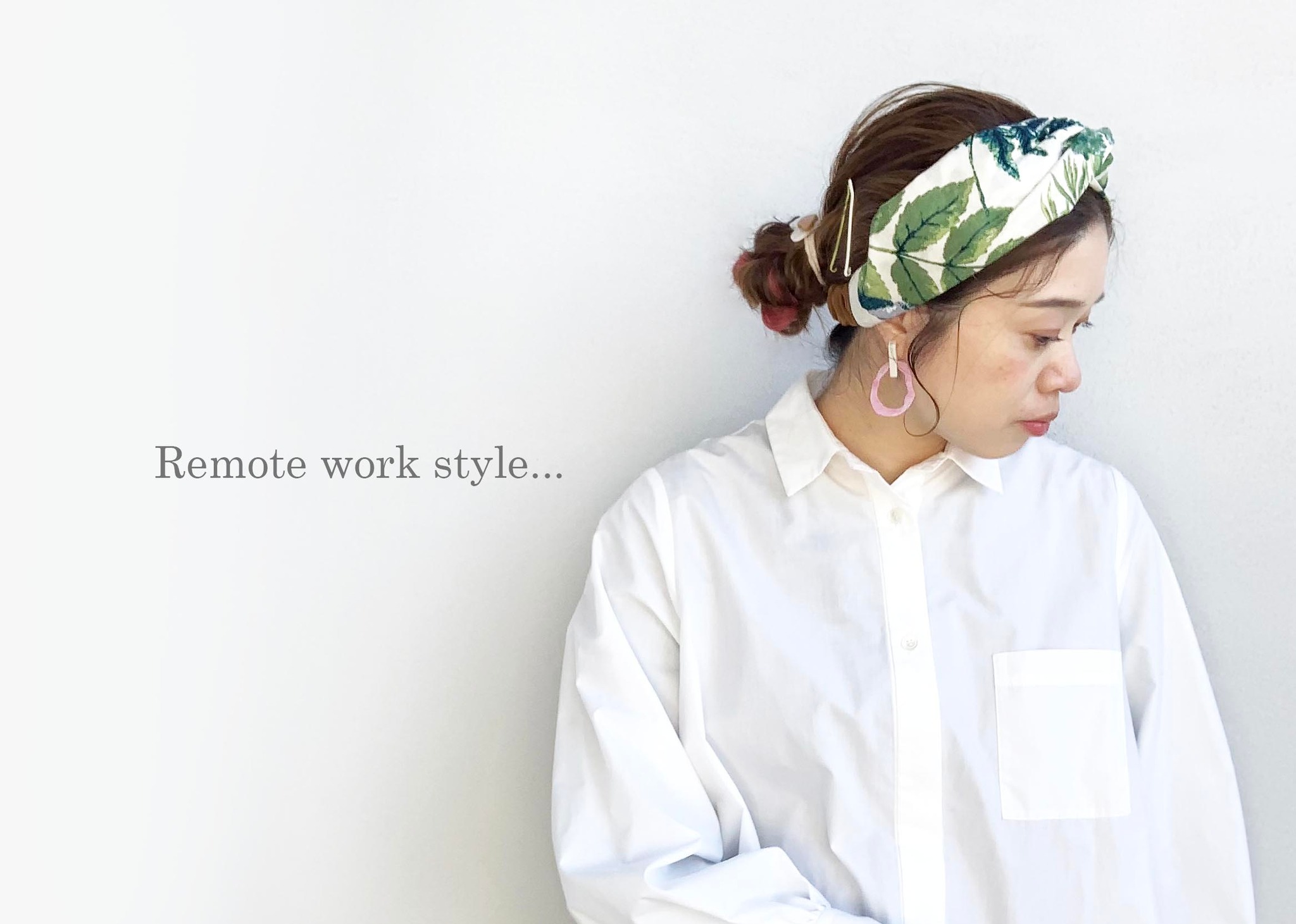 テレワークにおすすめな髪型は おしゃれ 楽ちんが叶うヘアターバンで決まり Irodori