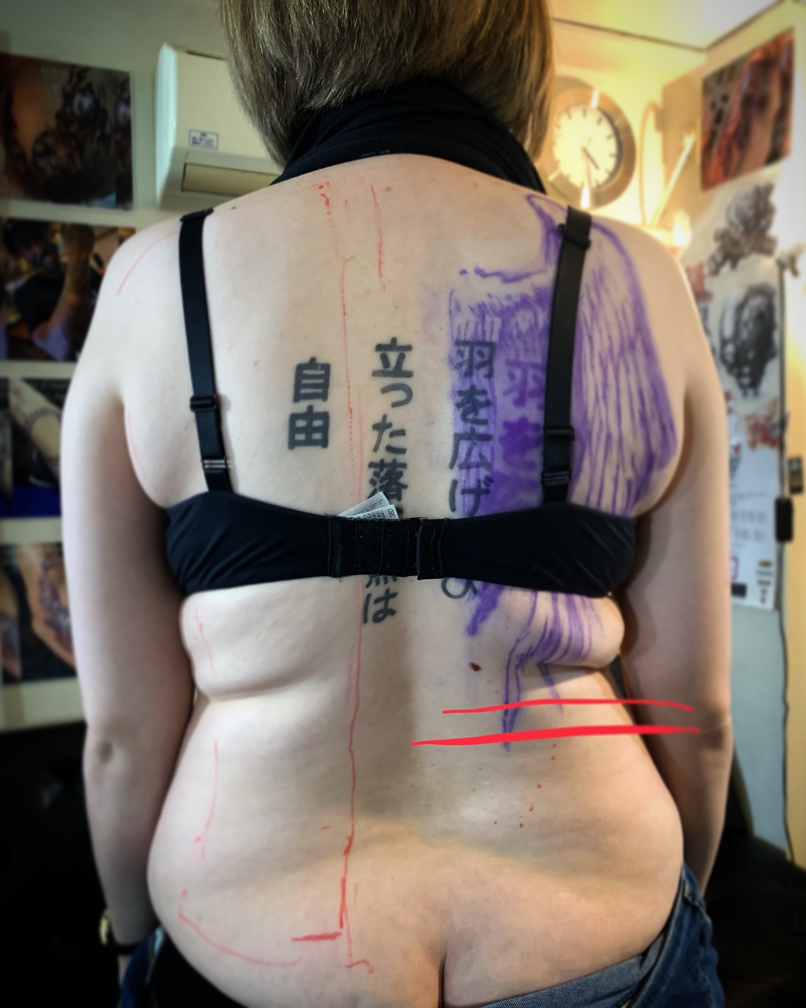 羽 翼タトゥー カバーアップタトゥー 1 東京渋谷タトゥースタジオ 刺青師 渋谷伊彫 Loyal Tattoo 刺青師 渋谷伊彫 東京渋谷 大阪アメ村 In デスペラードタトゥー