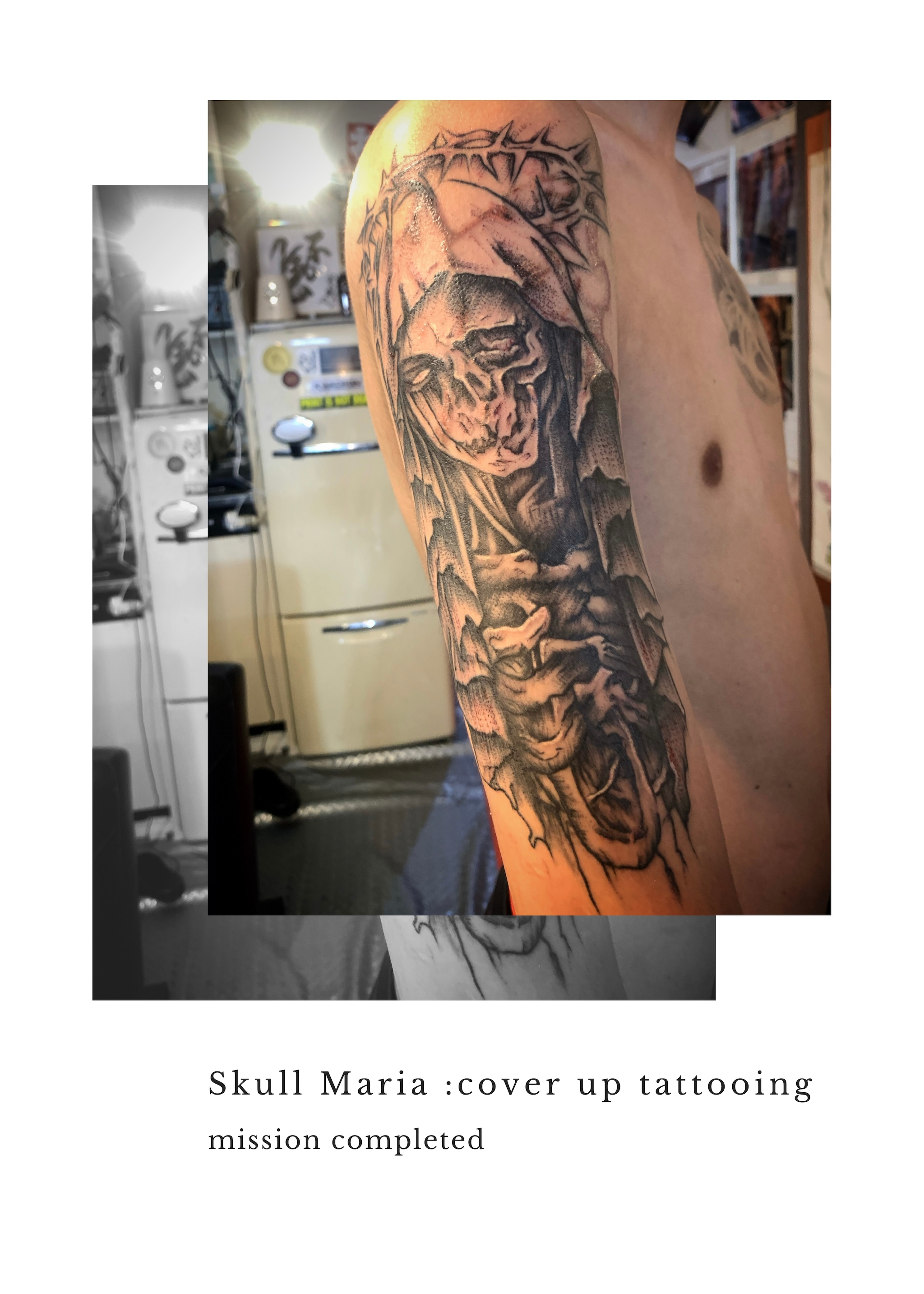 スカルマリアタトゥー カバーアップタトゥー 4 東京渋谷タトゥースタジオ 刺青師 渋谷伊彫 Loyal Tattoo 刺青師 渋谷伊彫 東京南青山 大阪アメ村 In デスペラードタトゥー スカルマリアタトゥー カバーアップタトゥー 4 東京渋谷タトゥースタジオ 刺青師 渋谷伊彫 Loyal Tattoo 刺青師 渋谷伊彫 東京南青山 大阪アメ村 In デスペラードタトゥー
