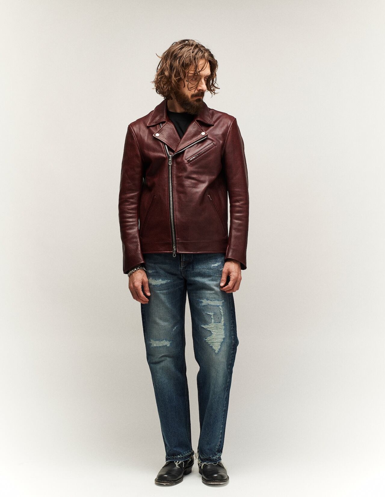 STEELO Leather スティーロ レザーウェア レザージャケット ムートン