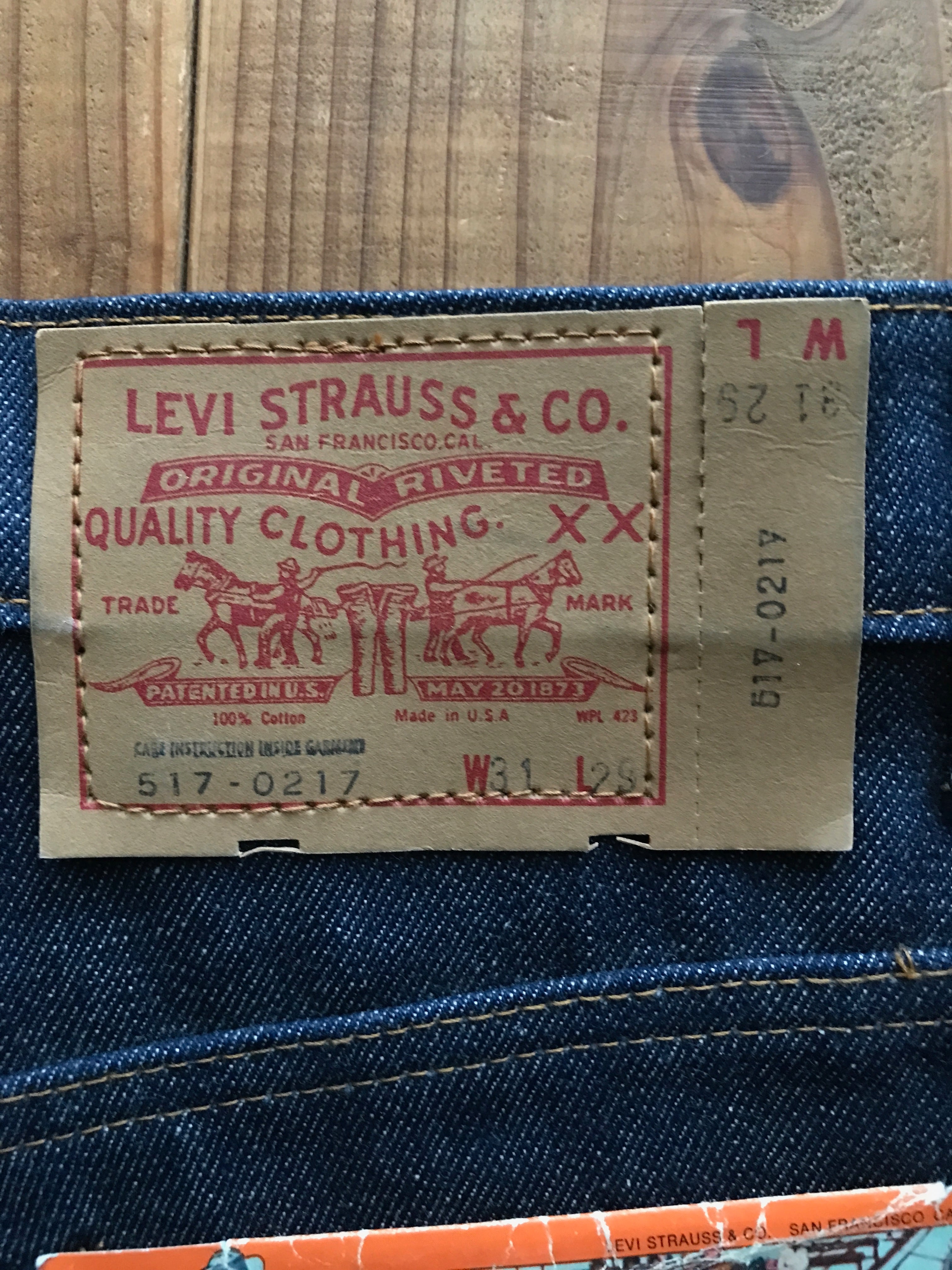 ディティールチェック】Levi's 517 BIG E | Garage Vintage Clothing ディティールチェック】Levi's 517 BIG E | Garage Vintage Clothing