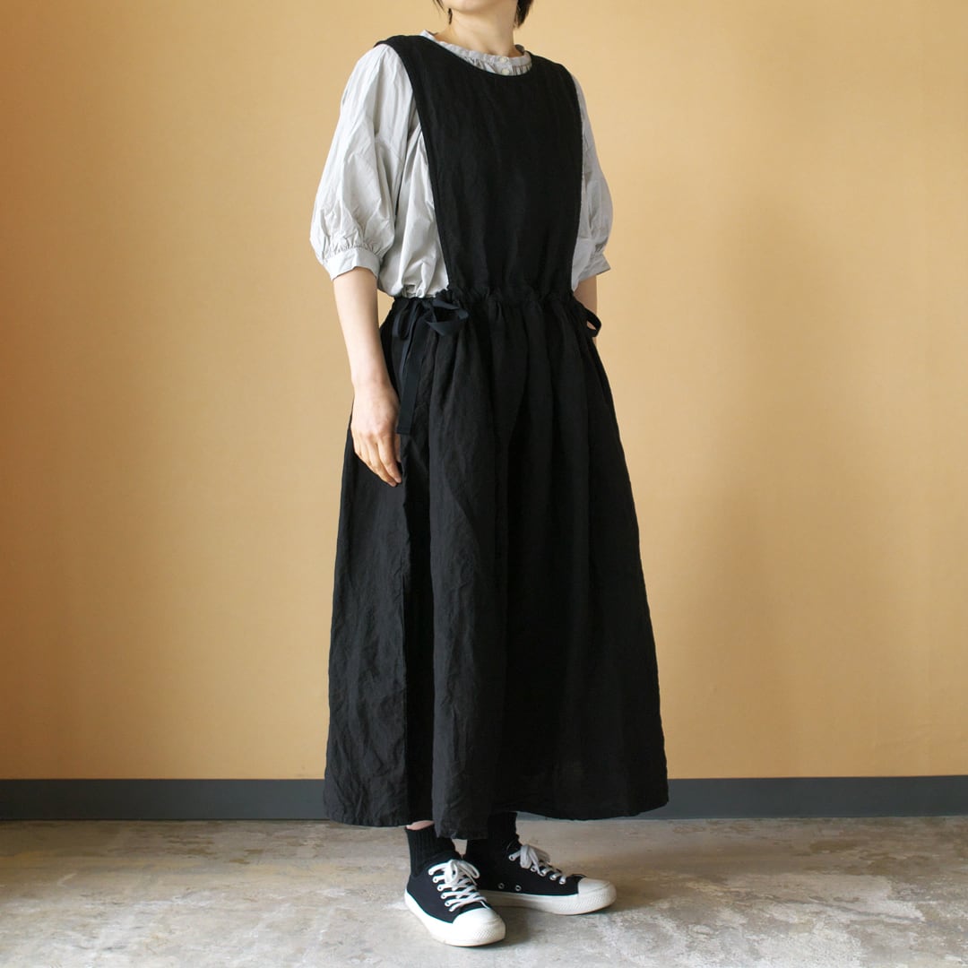 Gauze# ガーゼ G480 linen amish one piece dress | CHELSEA