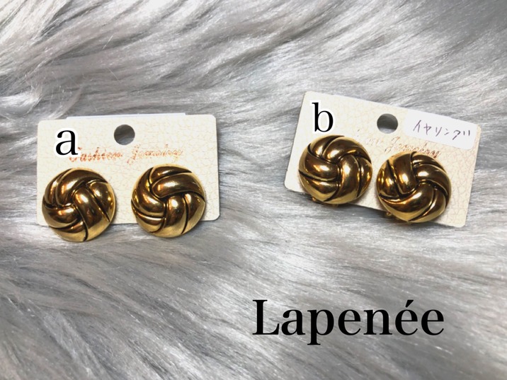 ボタンピアス イヤリング 入荷