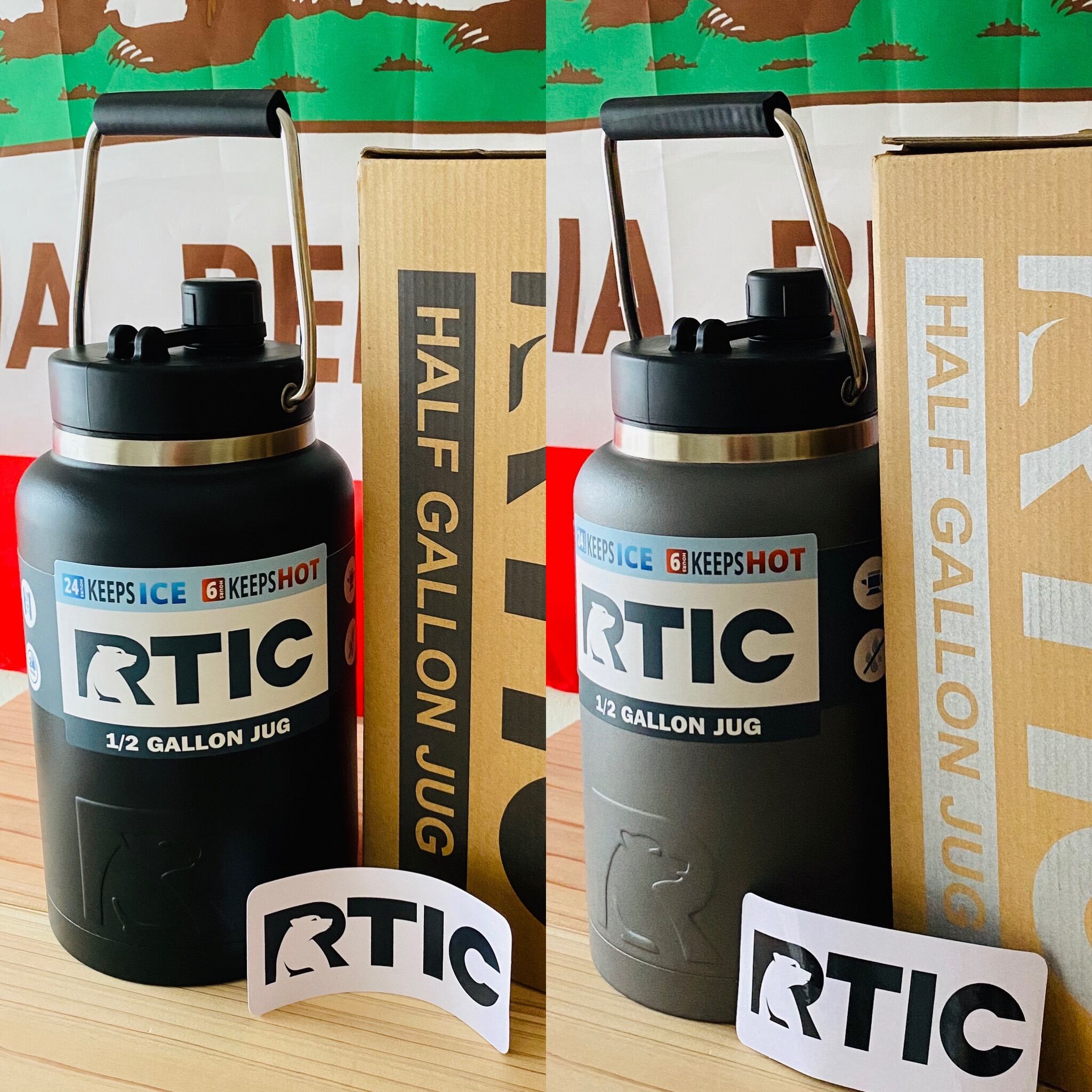 RTIC HALF GALLON JUG ハーフガロン ジャグ チャコール