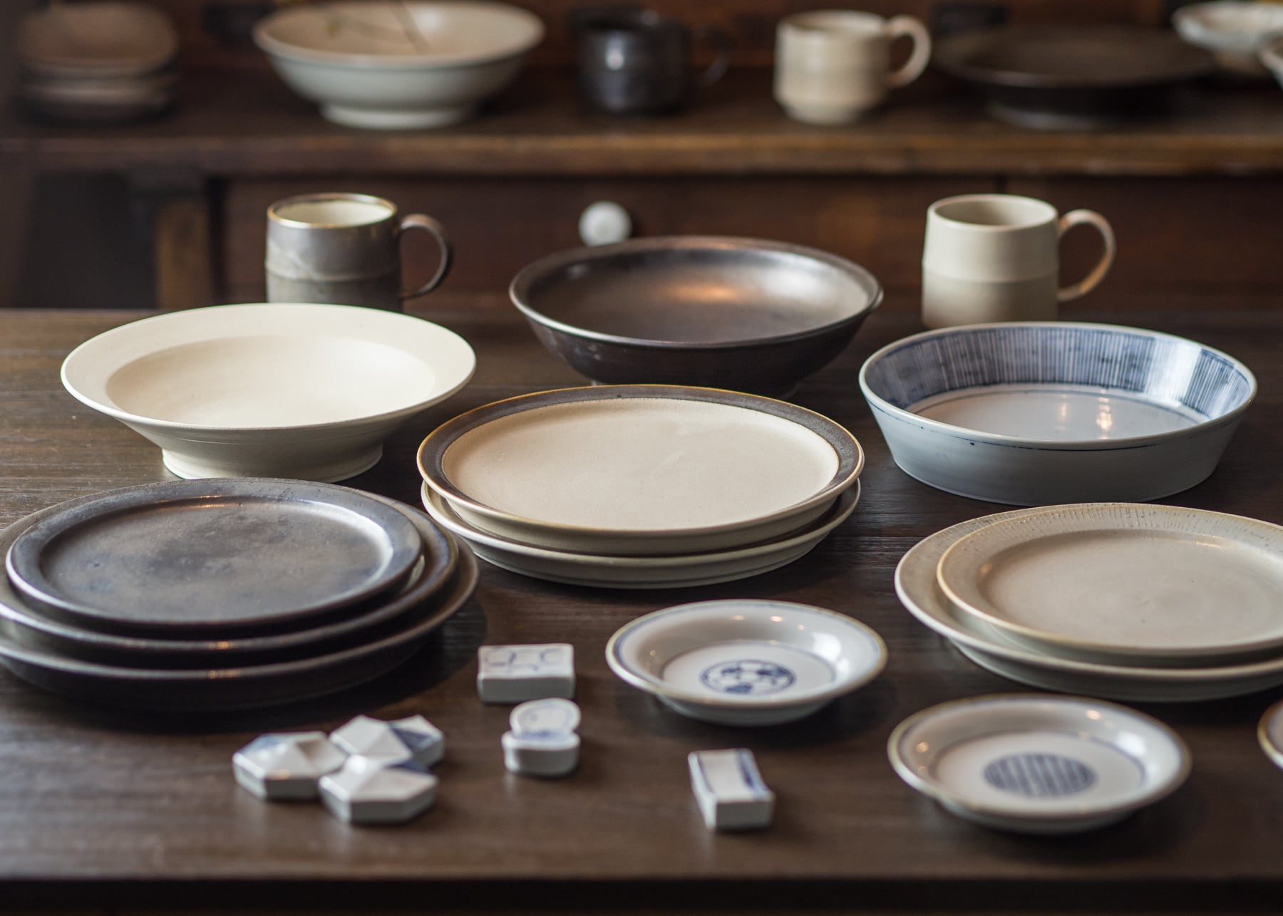 菓子碗　会津若松地方　作家物陶器 東北会津若松地方作家物陶器