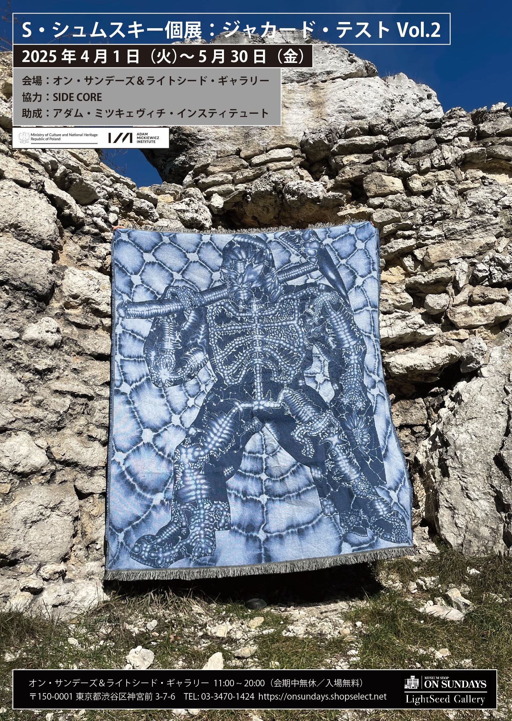 終了＞スタフ・シュムスキー個展：ジャカード・テストVol.2 | ON SUNDAYS