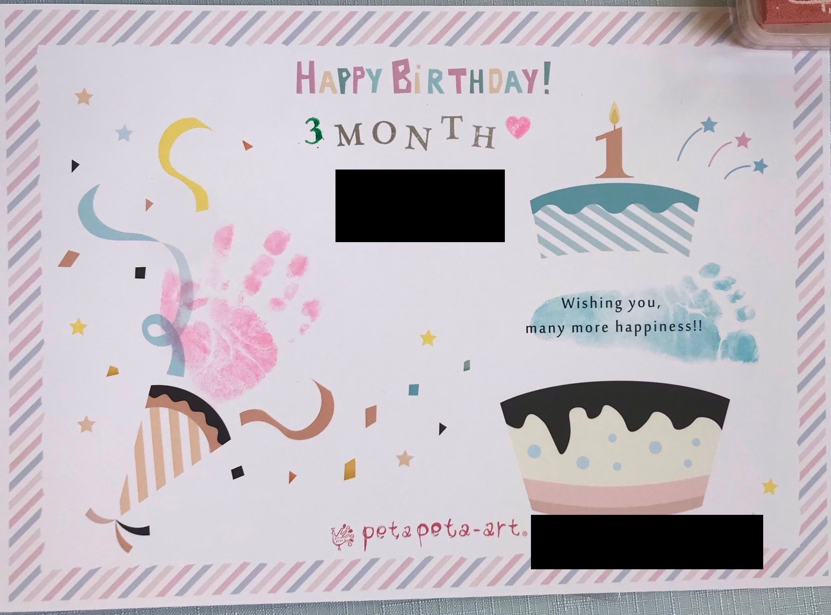 赤ちゃんの記念日 生後100日目に手形足形アートフラワーを作りたいときは 手形足形アート花フラワーメモリアルグッズとハンドメイドminato