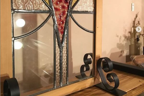 オリジナル「ステンドグラススタンド」 | 森の鍛冶屋 Forest IW