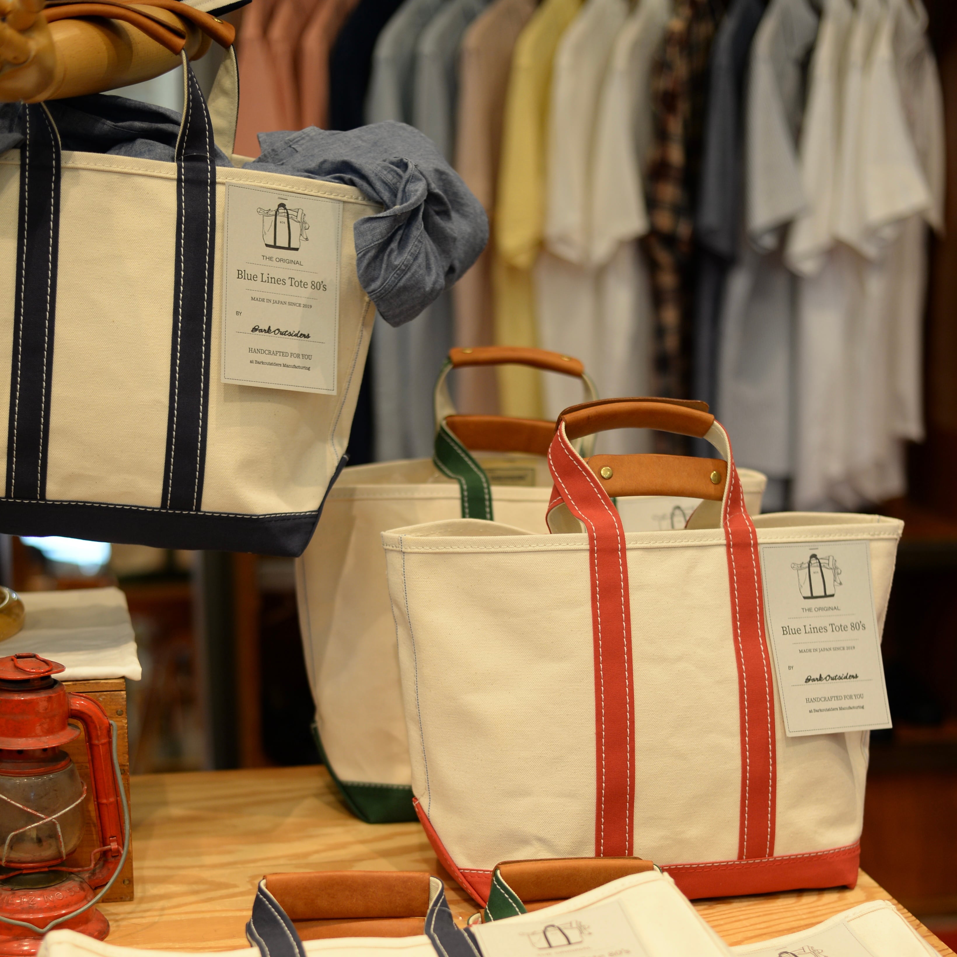 Blue Lines Tote 80's DX Blue Lines Tote 80's DX