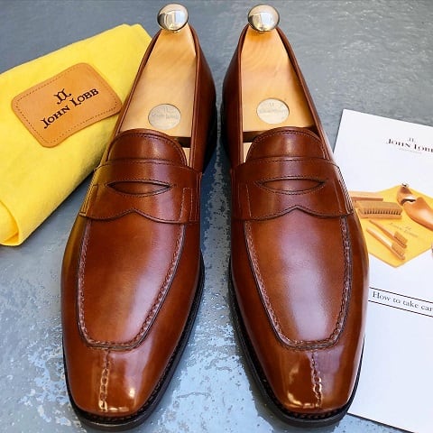 JOHN LOBB BARAL 6.5E パリロゴ 外羽根式セミブローグ+seyla.lk