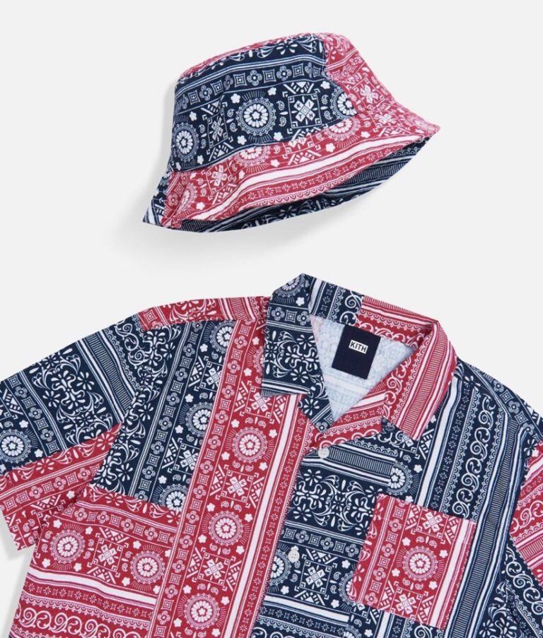 kith パッチワーク バンダナ柄 シャツ | myglobaltax.com