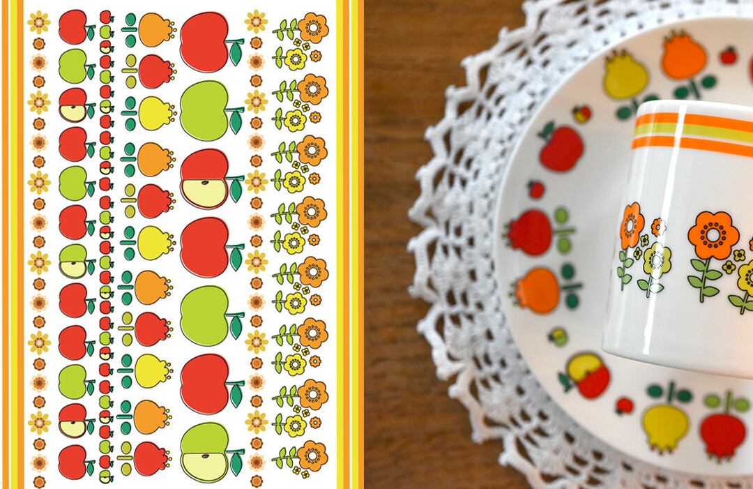 NEW転写紙！ 白磁用 昭和レトロ（（ポーセラーツ転写紙Sonchic