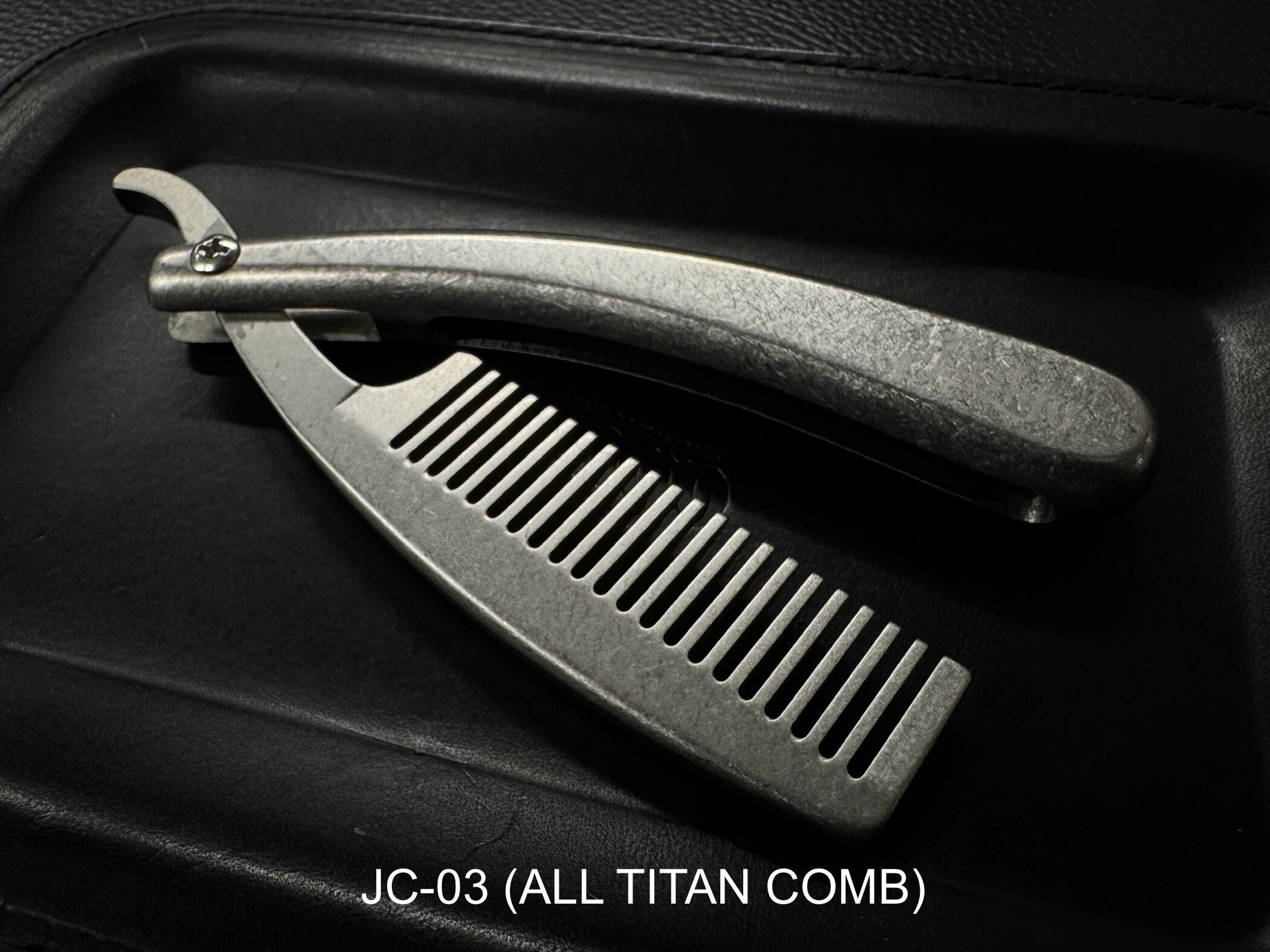 【激レア】昭和レトロ 飛び出しコーム JET-COMB 三共 企業ノベルティ NEW ITEM JC-03 (ALL TITAN COMB) | JANGO