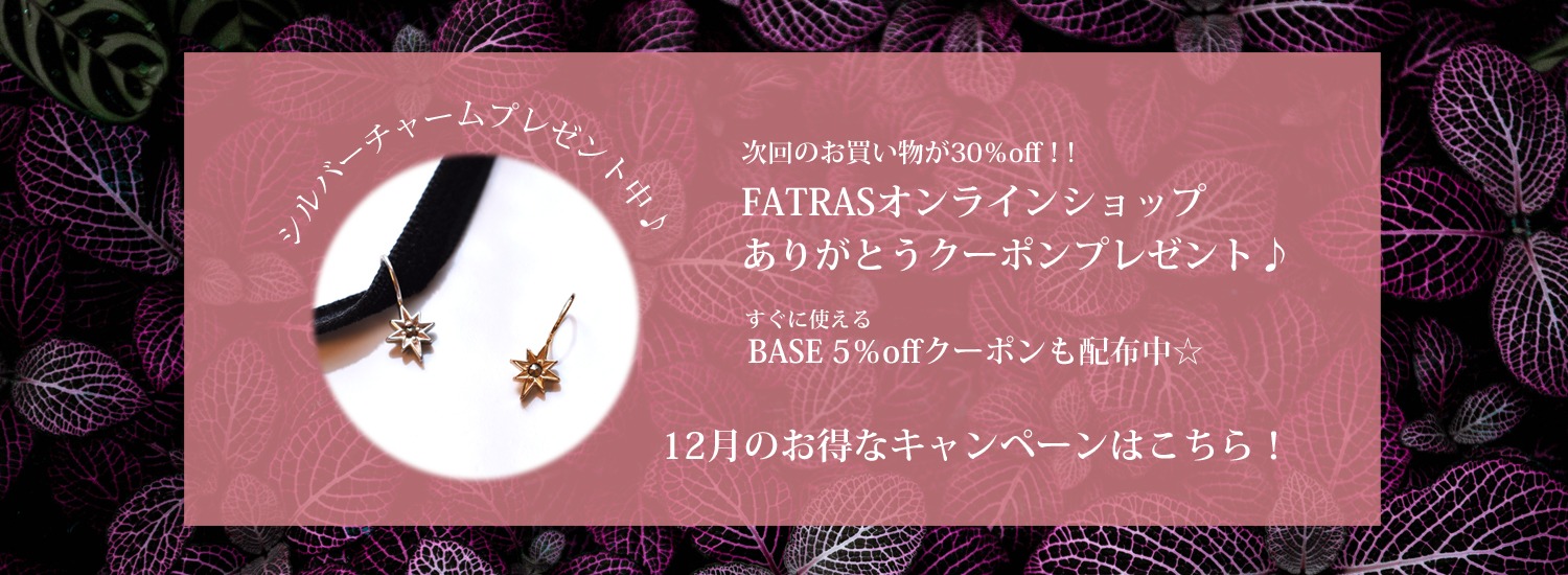 Fatrasのクリスマス 彡12月のお得なキャンペーンをご紹介 Fatras