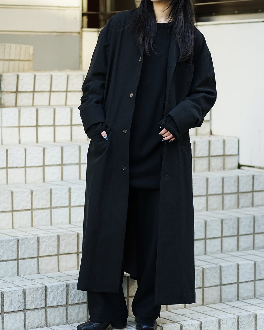 tak915　kujaku 23AW 刺繍 ロングシャツ コート kujaku (クジャク)】これが今のkujakuのロングコート | Clique Tokyo