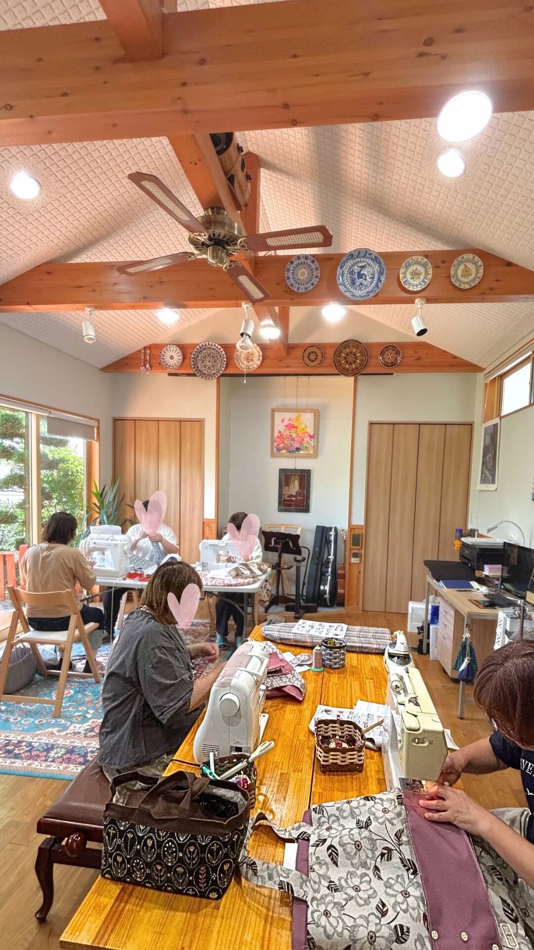 5月布小物作り教室②】あおりポケットのトートバッグ・ワンショルダー