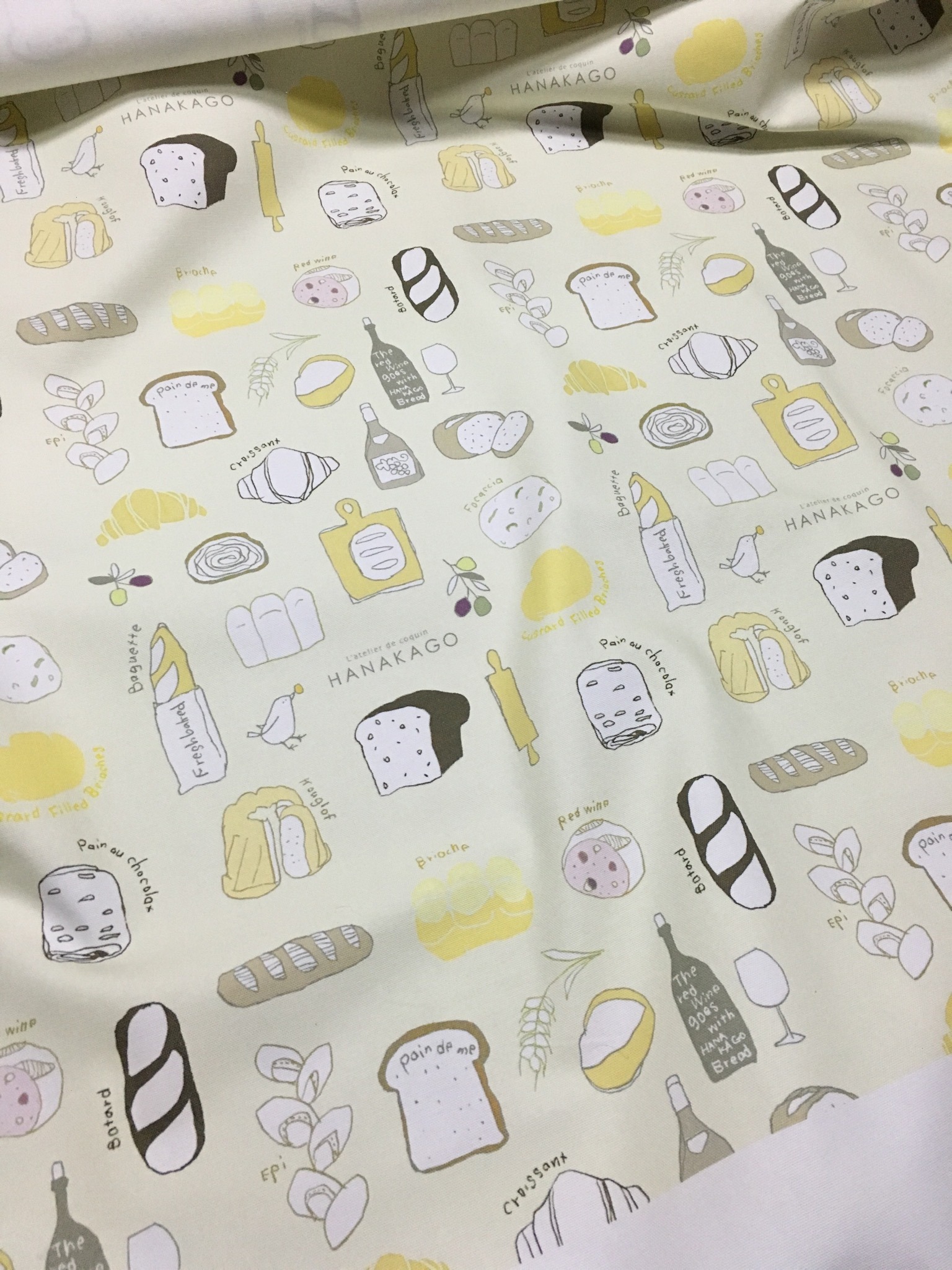 京都 花かごパン さんのエプロン制作 Cerisier