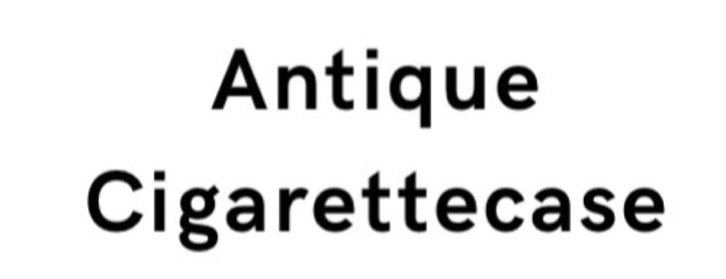 Antique Cigarettecase アンティークシガレットケース専門店