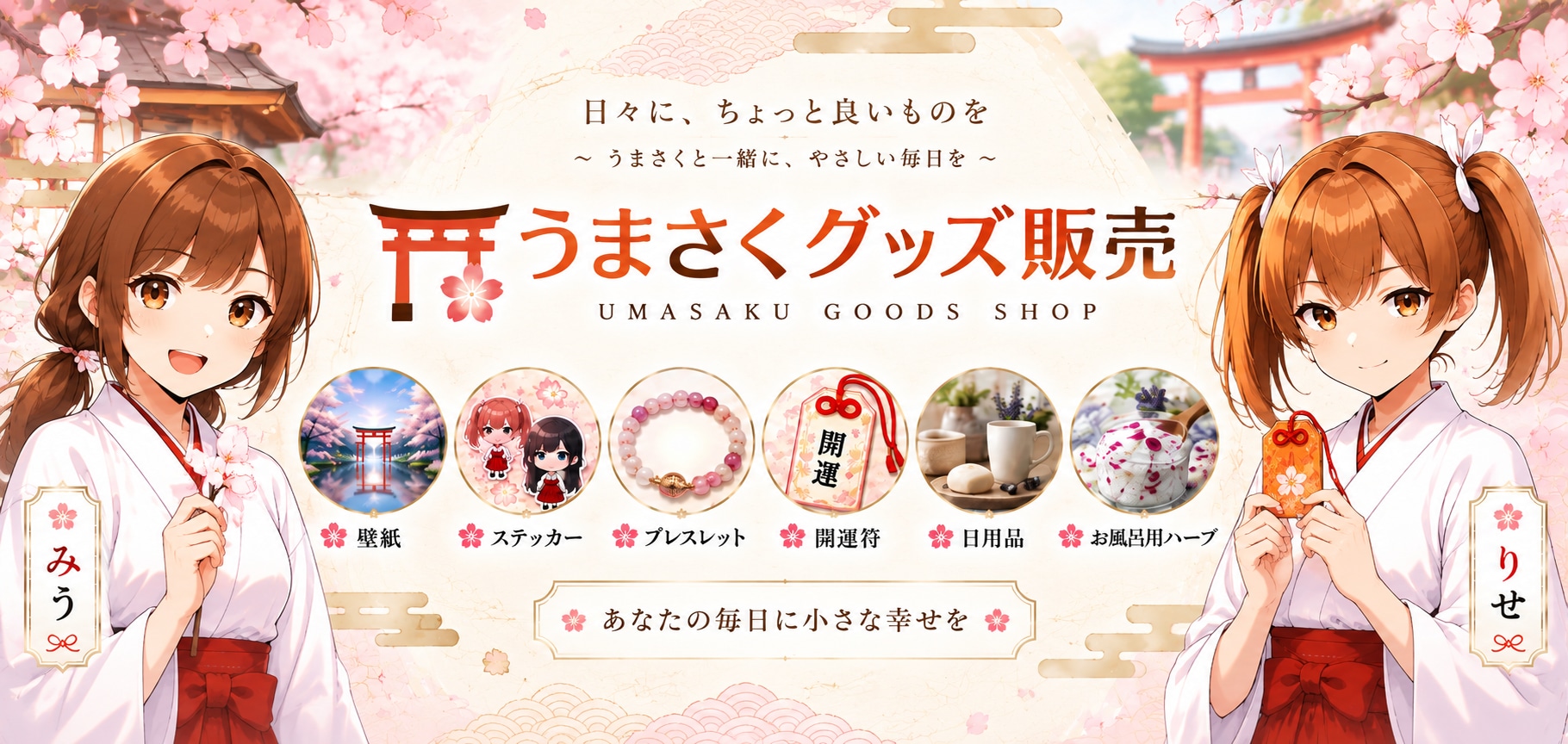 うまさくグッズ販売