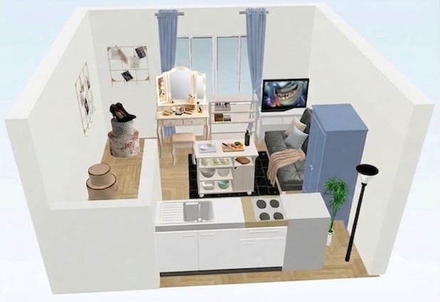 interiorCode:1人暮らしのレイアウト事典「レイアウトと照明を制する者は1人暮らしを制す」