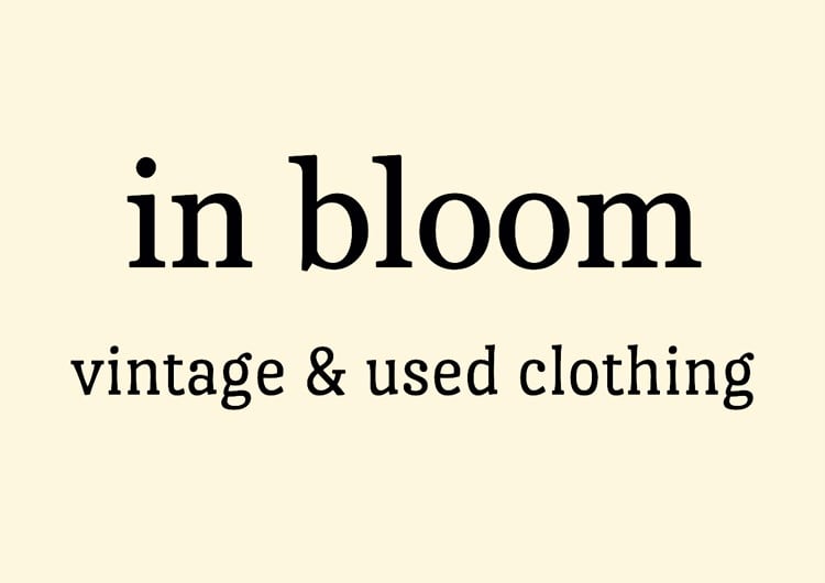 in bloom vintage & used clothing
