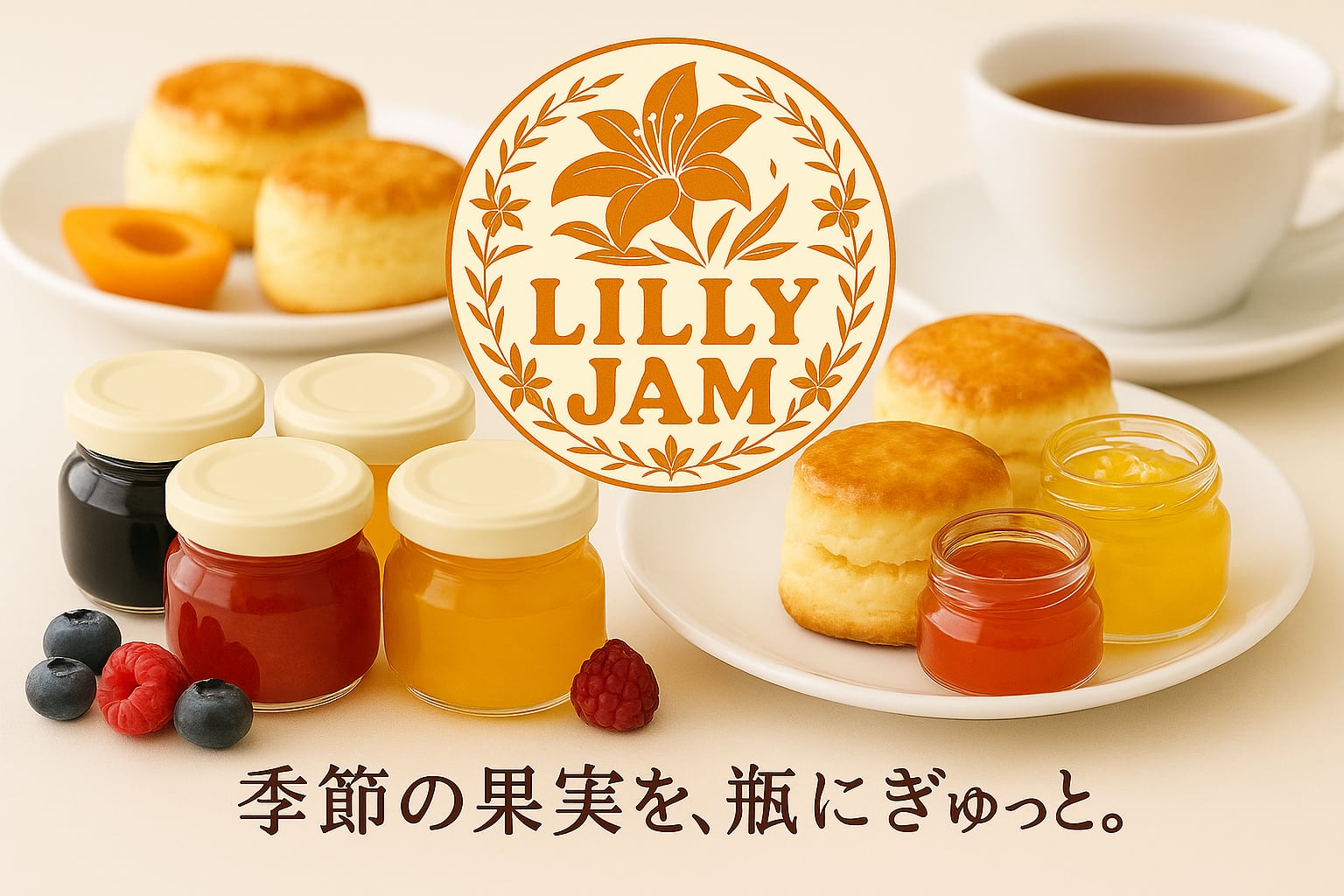 Lilly Jam|無添加ジャムと英国風スコーン