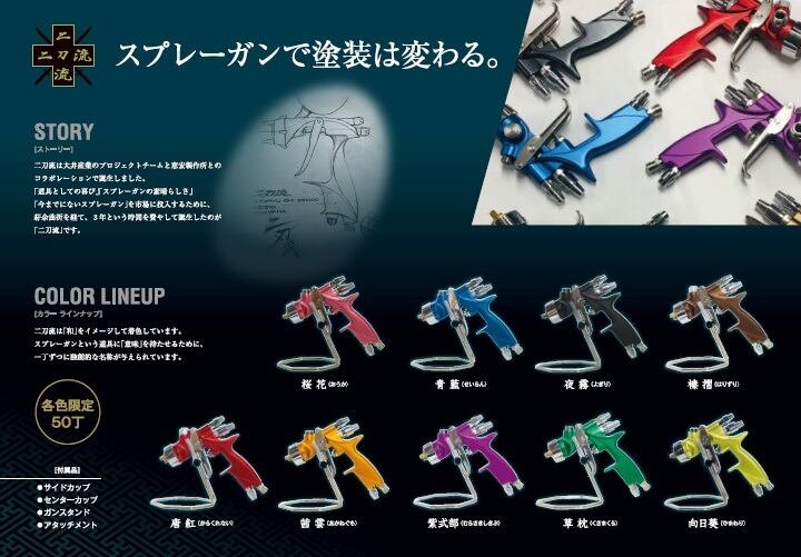 二刀流スプレーガン 