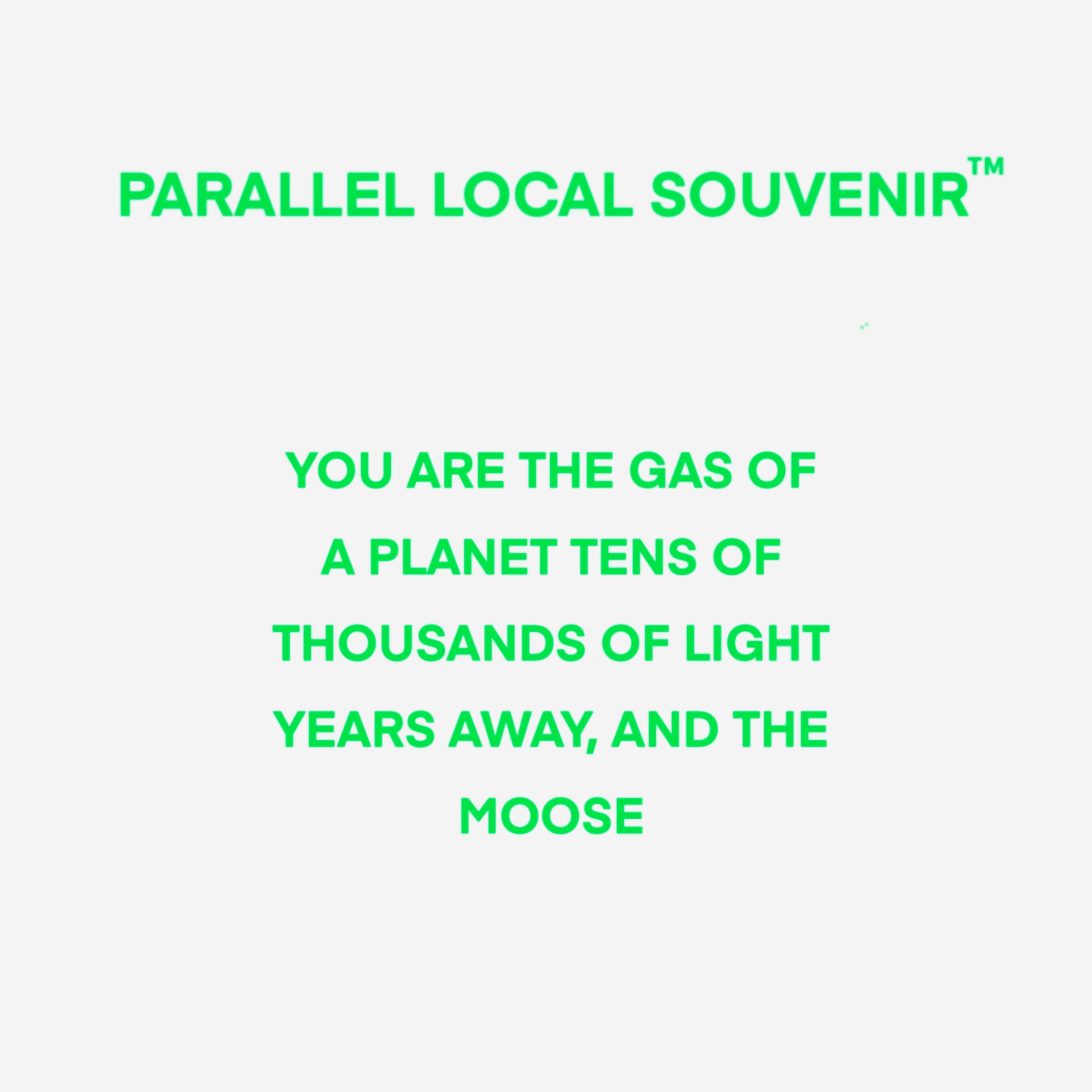 PARALLEL LOCAL SOUVENIR