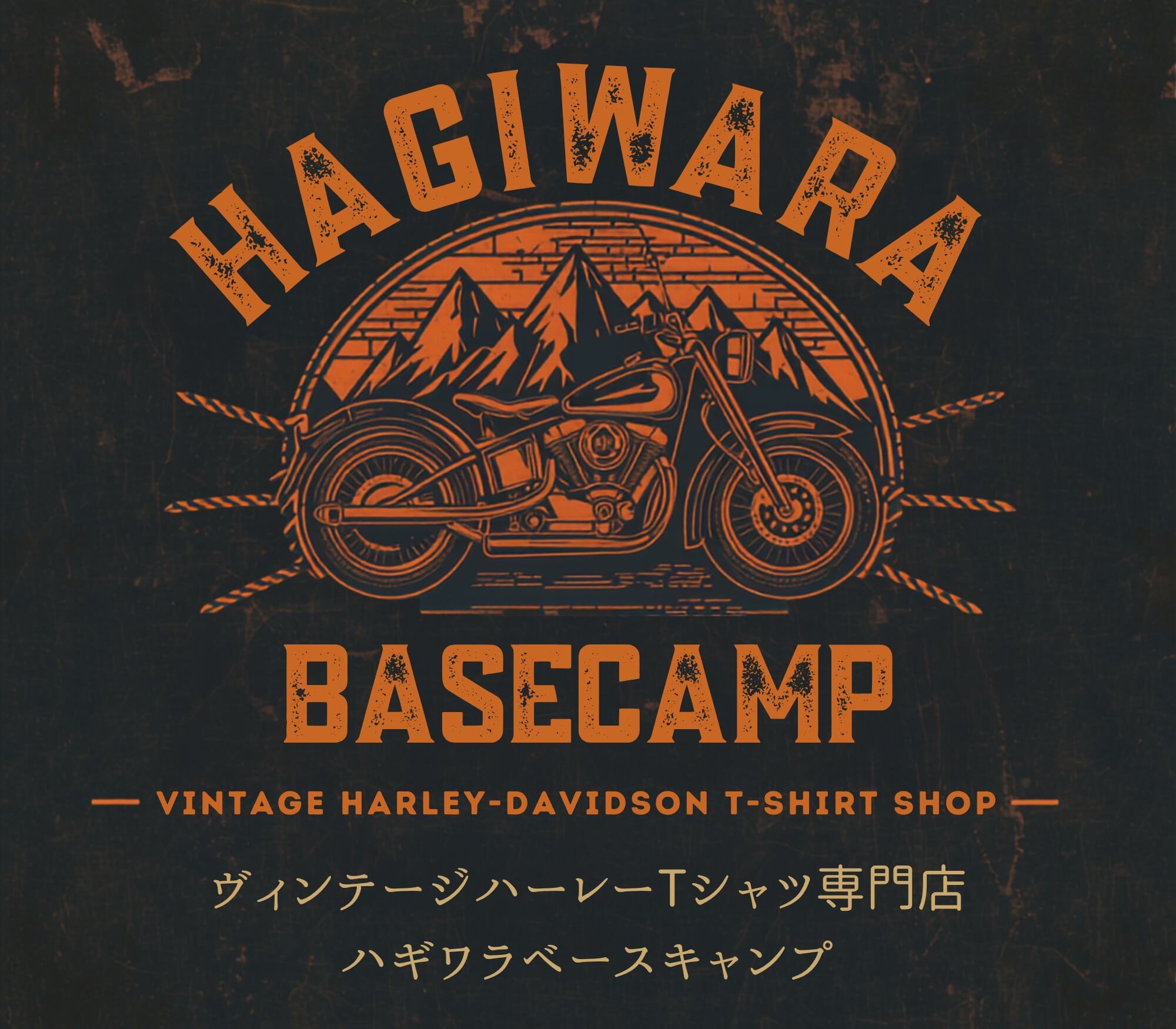 ヴィンテージHarley-Davidson Tシャツ専門店　ハギワラベースキャンプ