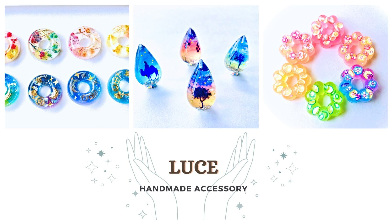 空雫 ネックレス | ハンドメイド【 Luce ルーチェ 】