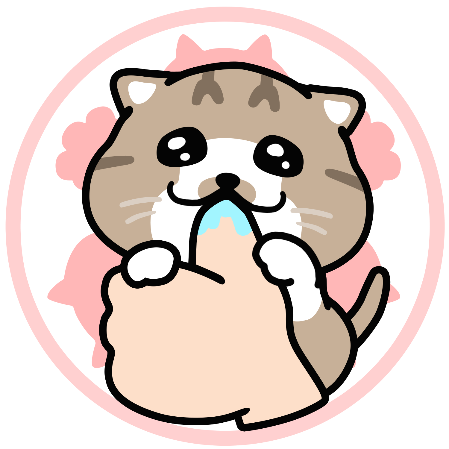 スマホサイズの保護ねこ