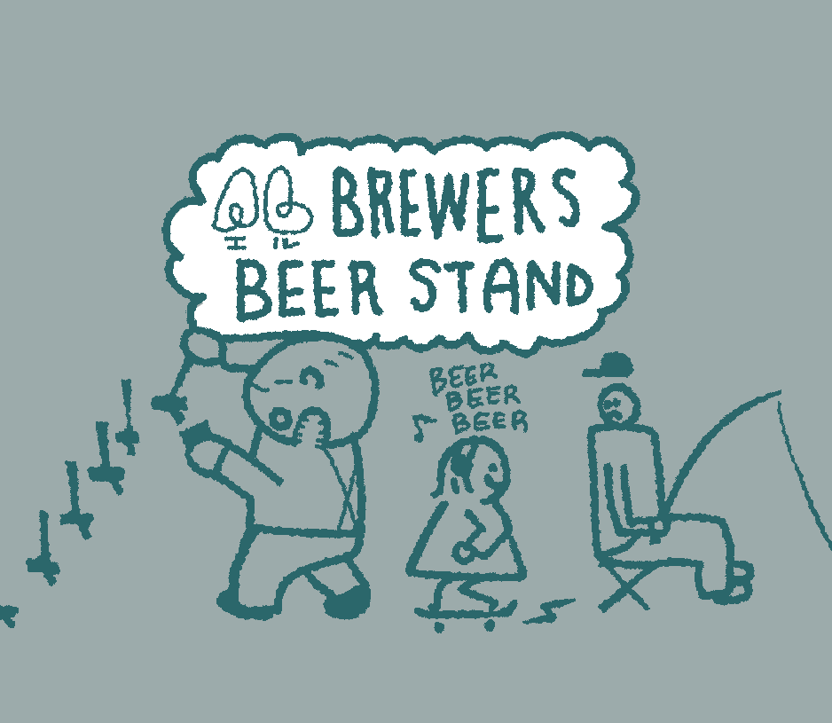 AL Brewer's Beer Stand