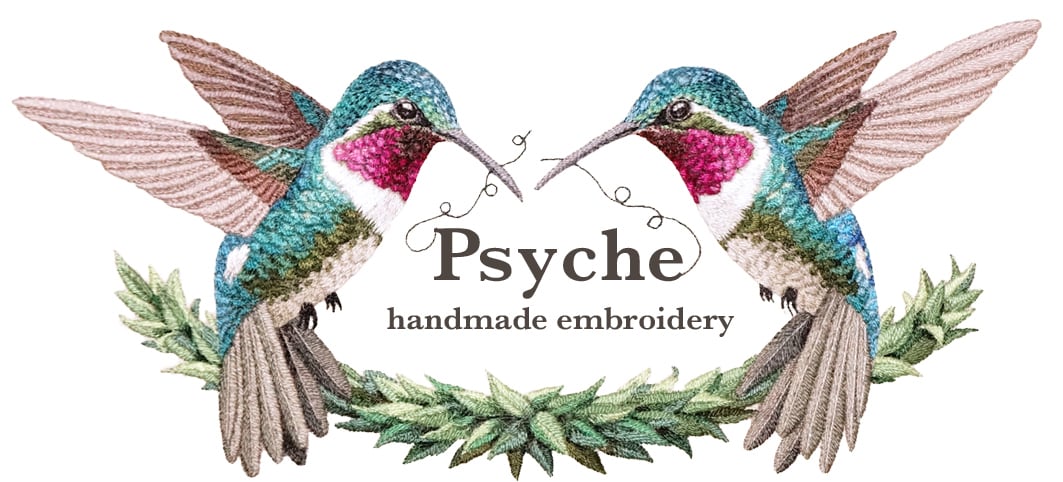Psyche handmade embroidery
