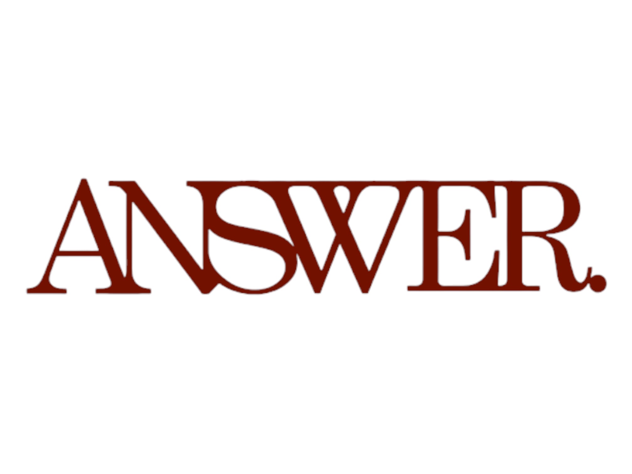 ANSWER.