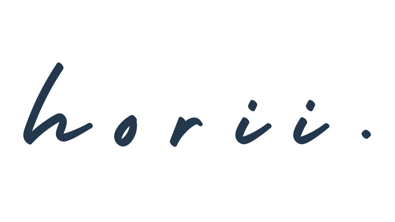 horii. | 持った瞬間、気分が決まる