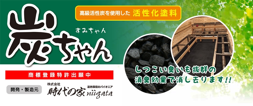 炭ちゃん／高級活性炭を使用した活性炭塗料