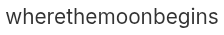 wherethemoon