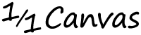 1/1 Canvas