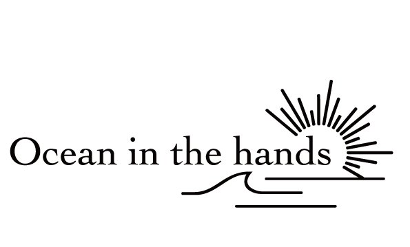 Ocean in the hands