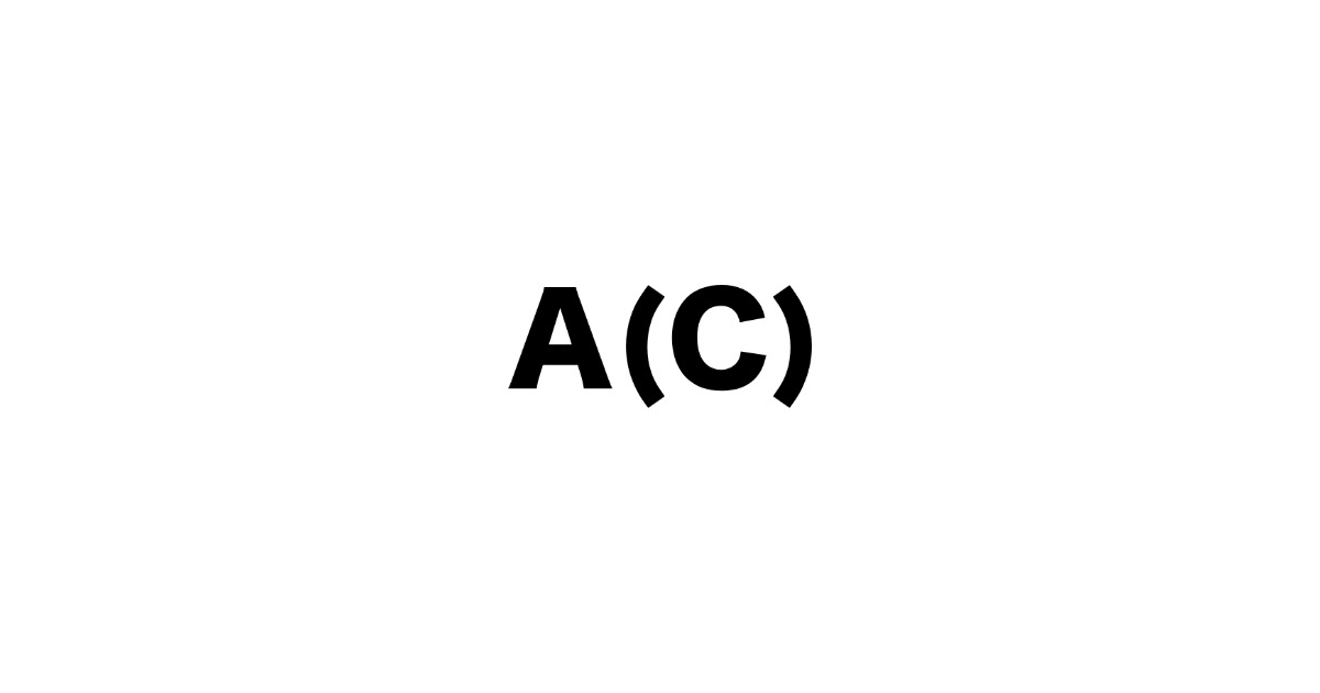 A(C)