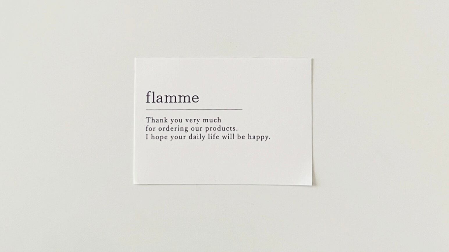 flamme