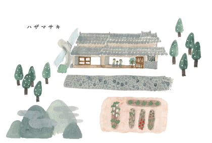 ハザマサキ online shop