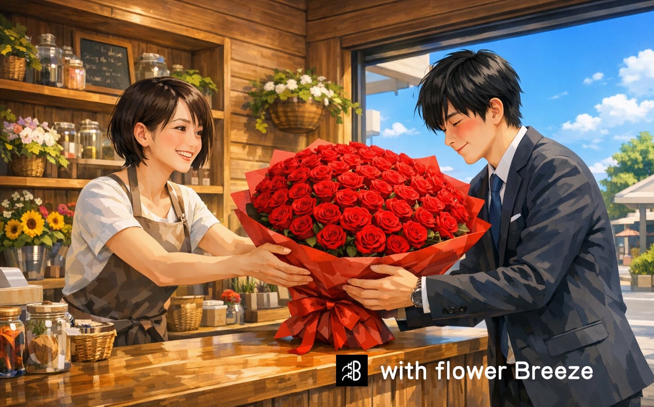 with flower Breeze