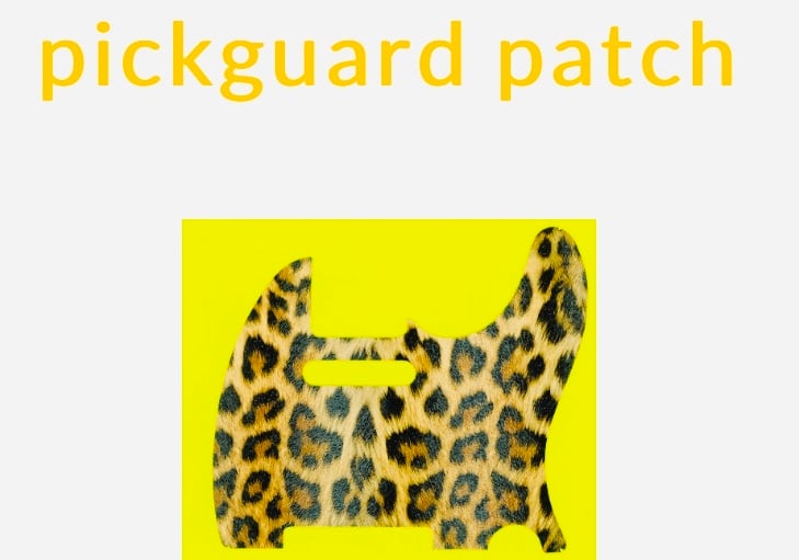 pickguard patch （ピックガード・パッチ）