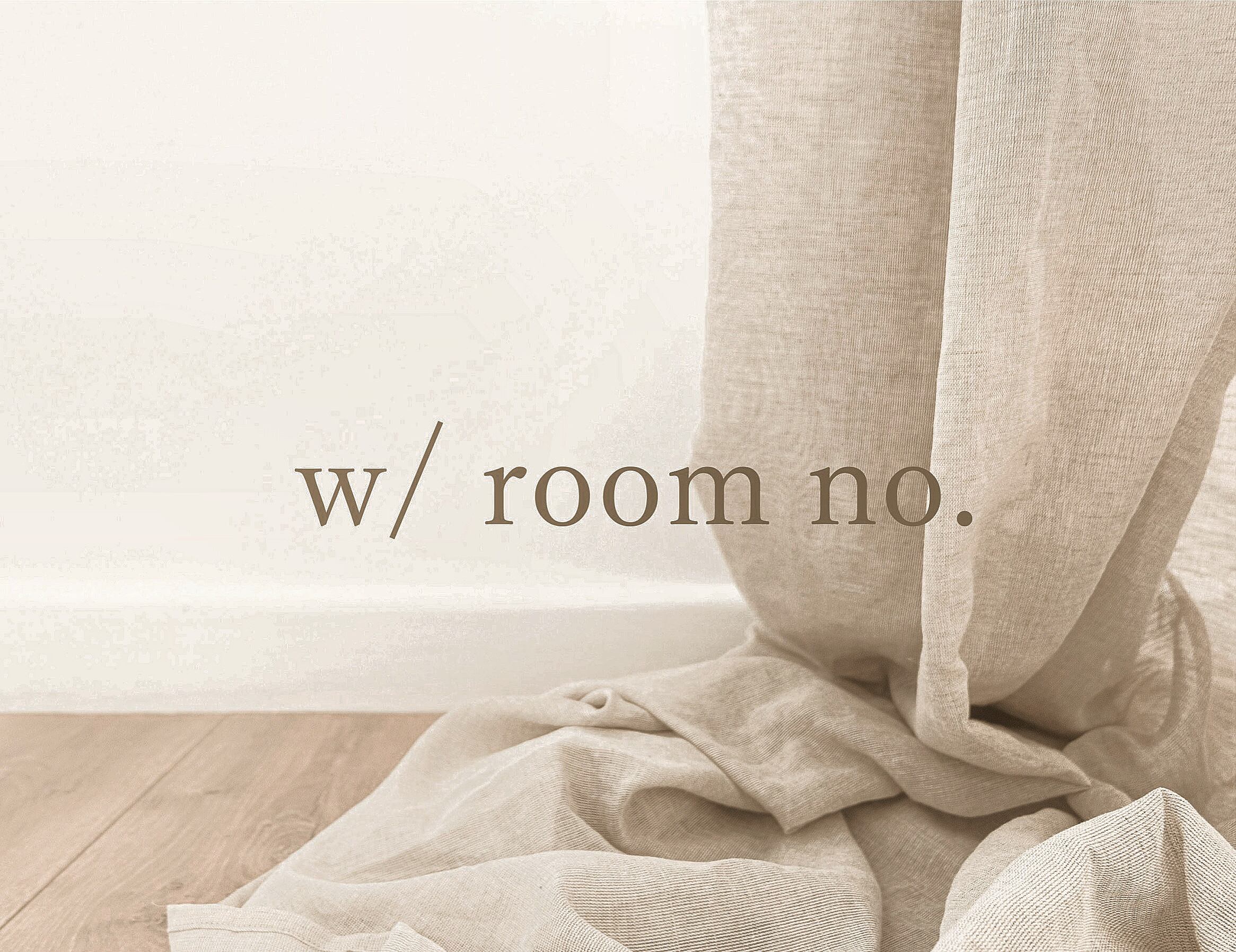 w/ room no.