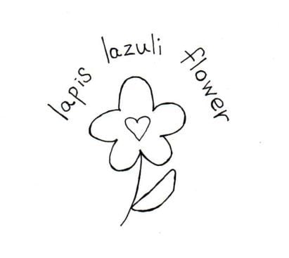 lapis lazuli flower