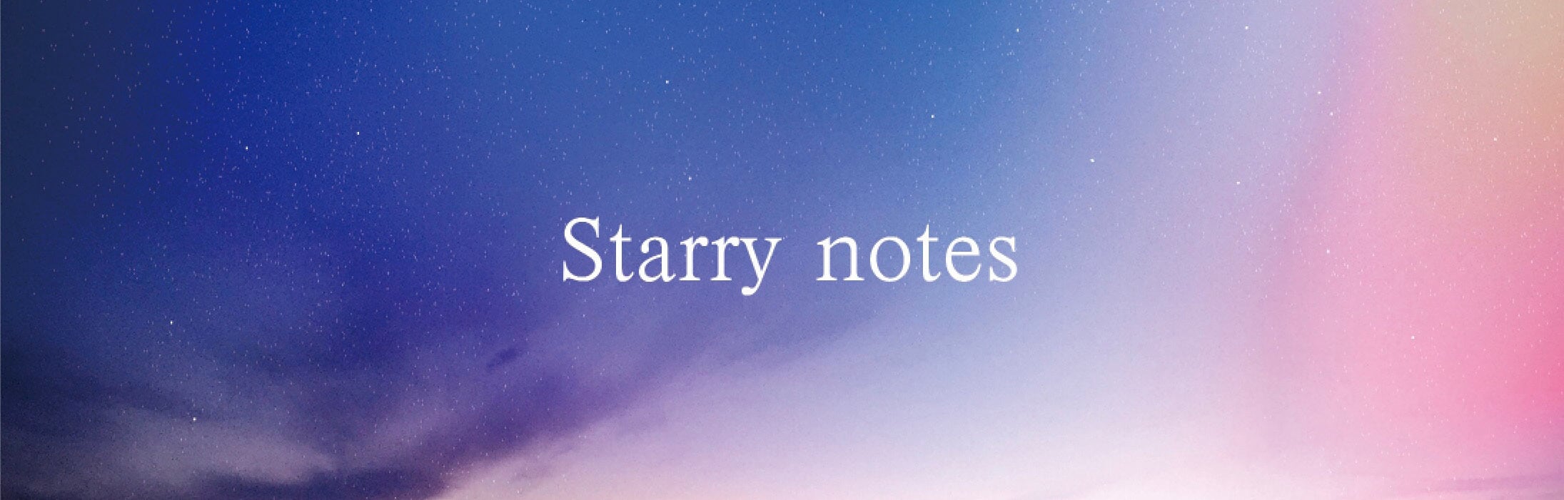 Starry notes